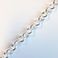 Silberkette 7mm / 1cm / silber