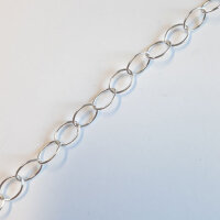 Silver Chain 7,5 x 5,5mm / 1cm / silver