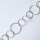Silver Chain by the meter 30mm / 1cm / silver