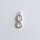 Infinity Charm 13 x 6mm / 5 pieces / silver