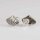 Stud Earrings Seashell 14 x 8mm / 1 pair / silver
