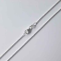 Kugelkette diamantiert 90cm / 1,5mm / 1 Stück / silber