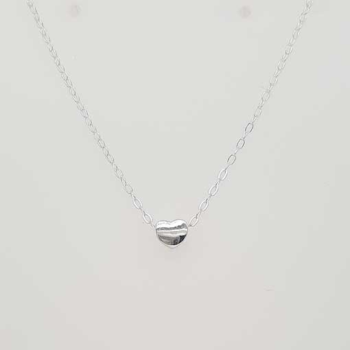 Silberkette mit Herzchen