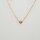 Silver Chain with Heart Bead 40+4cm / 1 piece / gold
