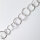 Silver Chain by the meter 26mm / 1cm / silver