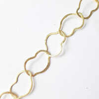 Silberkette 31,5 x 20mm / 1cm / gold