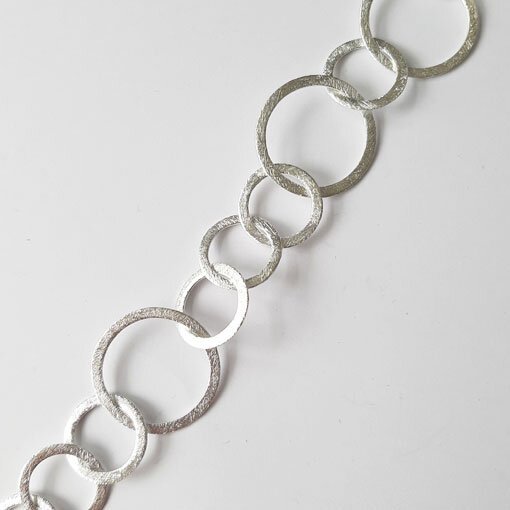 Silberkette 23mm / 1cm / silber
