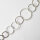 Silver Chain by the meter 30mm / 1 cm / silver