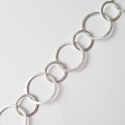 Silberkette 26mm / 1cm / silber