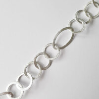 Silberkette 25 x 15mm / 1cm / silber