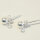 Ohrstecker mit Öse 3mm / 10g / ca. 38 Stück / silber