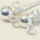 Stud Earring 6mm / 10g / approx. 19´pieces / silver