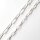 Silver Chain  17x 8mm / 1cm / silver