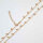 Silberkette 42+5cm / 1 piece / gold