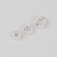 Kreis 6 x 2mm / 10g / ca.40 Stück / silber