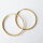 15mm / 1 piece / gold