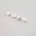Fish silver 8mm / 5 pieces / silver