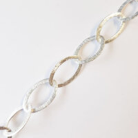 Silberkette 18 x 12mm / 1cm / silber
