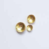 End Caps  10mm / 5g / approx. 10 pieces / gold