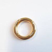 Karabiner poliert 20mm / 1 Stück / gold