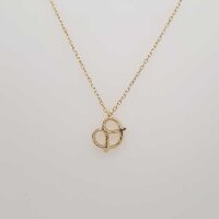 Silver Chain with Pretzel