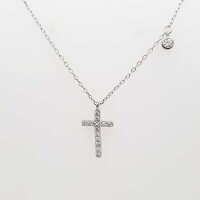 Silberkette mit Kreuz