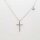 Silver Chain with Cross silver