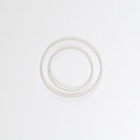 Circle Link 16mm / 5 pieces / silver
