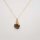 Granat / 40+4cm /1 Stück / gold