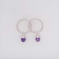 Amethyste / 25mm / silver
