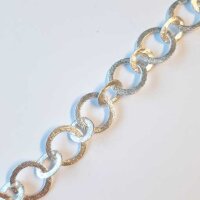 Silberkette 10 x 7mm / 1cm / silber