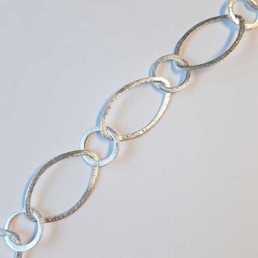 Silberkette 34 x 20mm / 1cm / silber