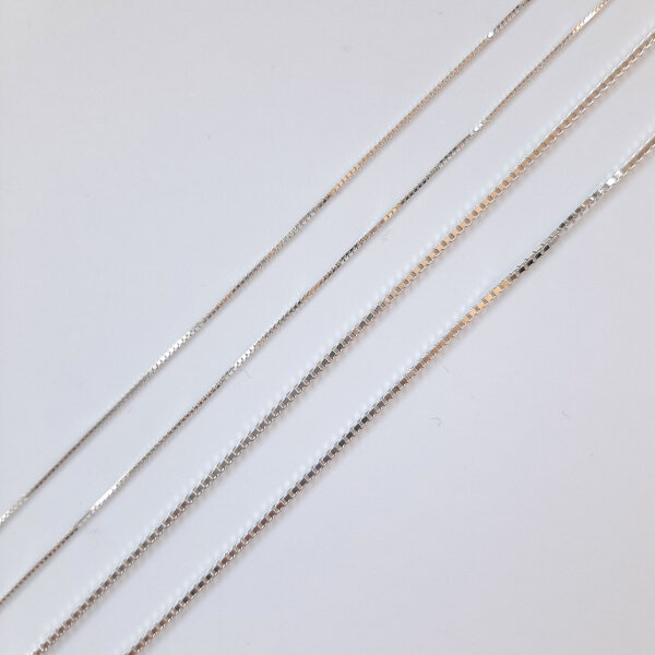 Venetian Chain 1,0mm 42cm / 1 piece / silver