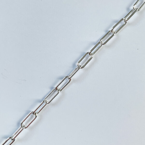 Silver Chain 9 x 4mm / 1cm / silver
