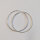Creole 15mm / 1 pair / silver