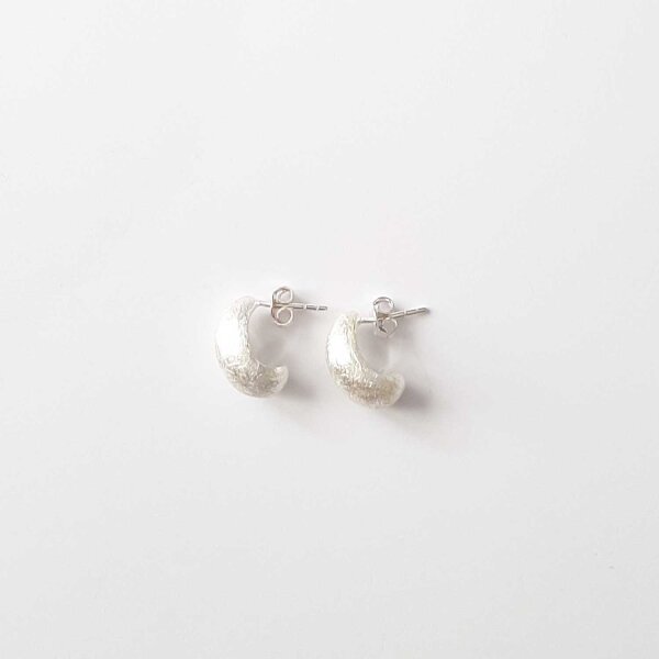 Stud Earrings 16mm / 1 pair / matt