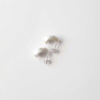 Stud Earrings 16mm / 1 pair / matt