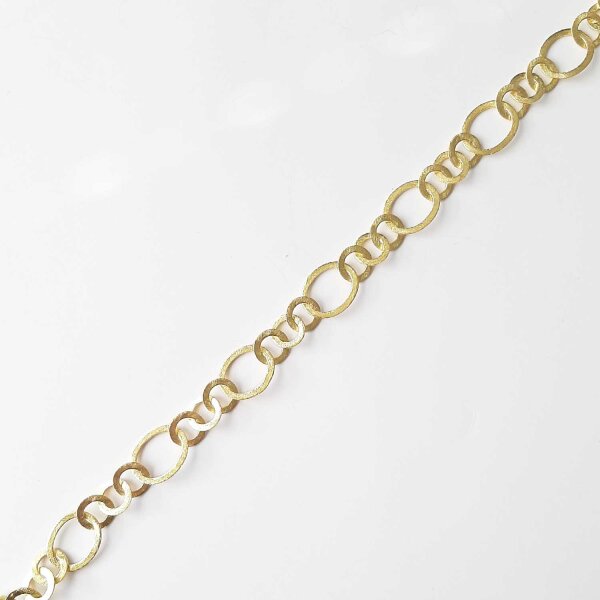 Silberkette 18 x 13mm / 1cm / gold