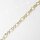 Silberkette 18 x 13mm / 1cm / gold