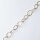 Silver Chain by the meter, bicolor