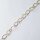 Silver Chain by the meter, bicolor