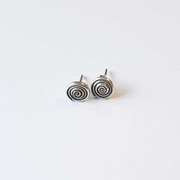 Ohrstecker Spirale