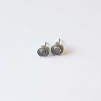 Ohrstecker Spirale