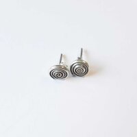 Ohrstecker Spirale