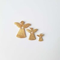 Angel Pendant 15 x 14mm / 1 piece / gold