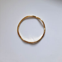 Bangle 60mm / 1 piece / gold polished