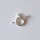 Spring Clasp  10mm / 3 pieces / silver