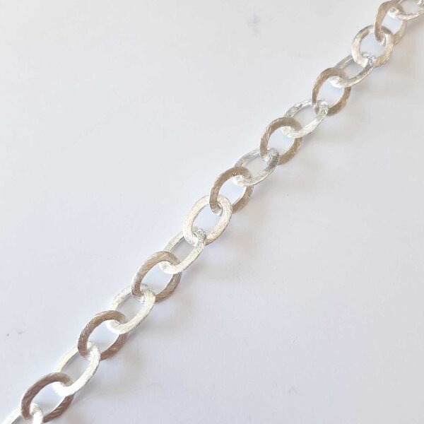Silberkette 10 x 8mm / 1cm / silber