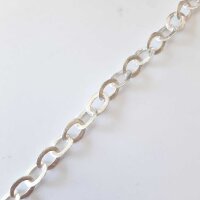 Silberkette 10 x 8mm / 1cm / silber