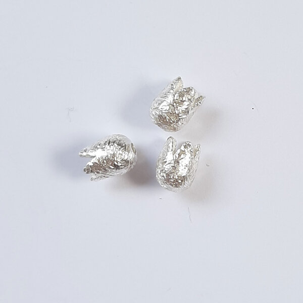 Tulip 6mm / 5gr / approx.. 11 pieces / silver
